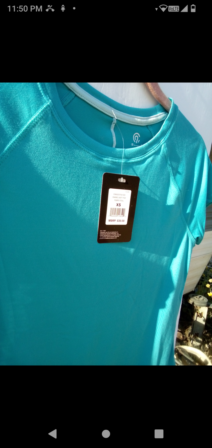 Champion Shirt - spandex type material